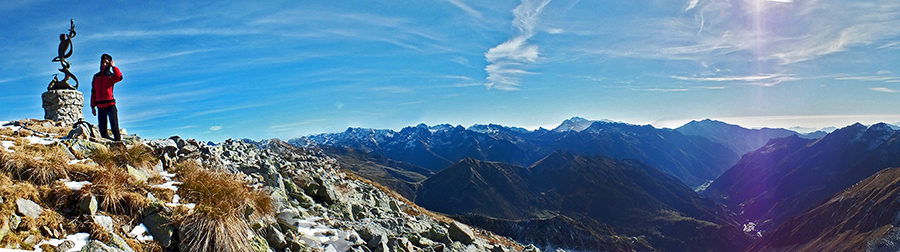 Da Cima Cadelle vista verso la Valle Brembana