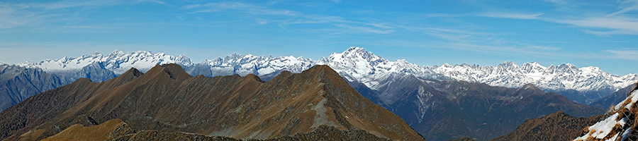 Dall'Angelo delle Cadelle le Alpi Retiche