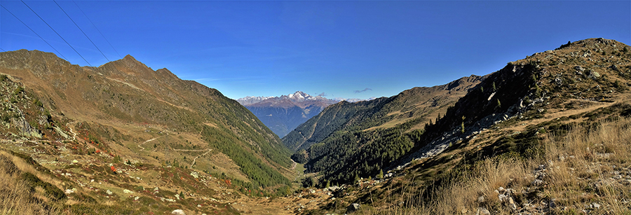 Dal Passo di Dordona vista sulla Val Madre