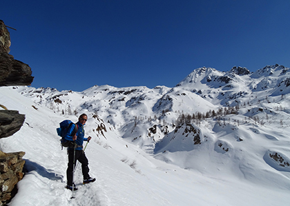 Salita invernale al Rifugio Calvi da Carona il 12 marzo 2015 - FOTOGALLERY