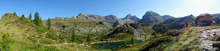 Panoramica dal Rifugio Calvi