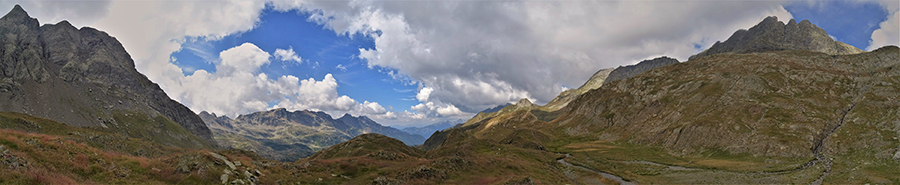 Vista panoramica sul territorio delle sorgenti del Brembo