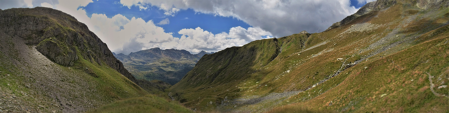 Vista panoramica sul territorio delle sorgenti del Brembo