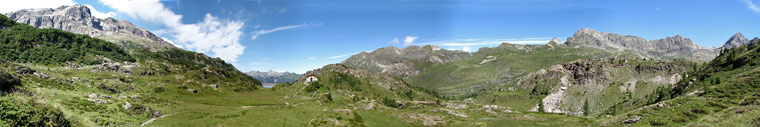 I monti Venina e Masoni dal Rifugio Calvi (21 luglio 08)