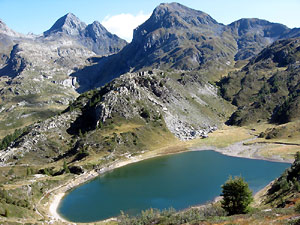 Il Lago Rotondo con il Diavolo ed il Grabiasca