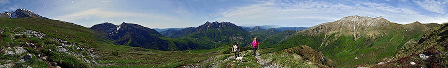 Dal Pian Cansaccio panorama sulle cime del M.A.G.A.