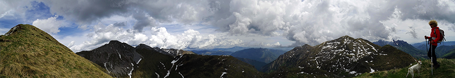 Panorama dalla Cima degli Agnelli 2057 m