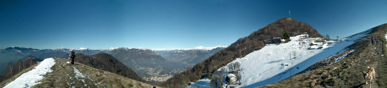 Verso la cima del Canto Alto