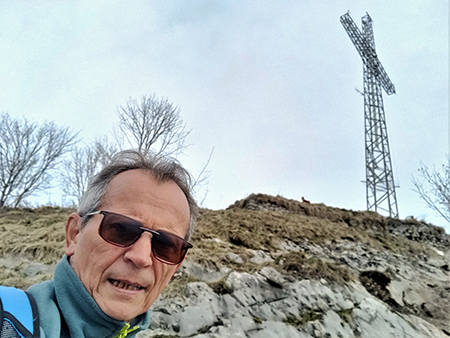 In CANTO ALTO (1146 m) da casa (Zogno, 310 m) ad anello (3mar21) - FOTOGALLERY