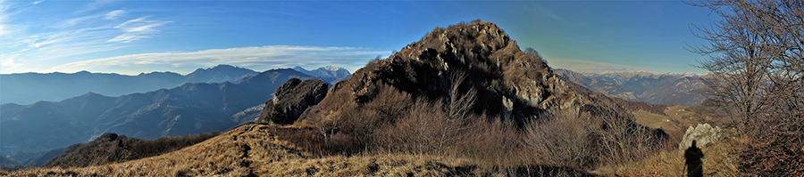 Vista sulla cima del Caste Regina