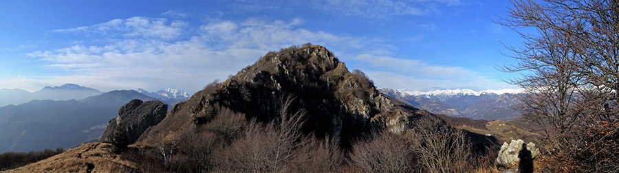 CASTEL REGINA e PIZZO CERRO ad anello da Catremerio (14 dic. 17)