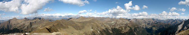 Panoramica dal Monte Cavallo verso le Orobie - Piero Gritti 18 ott. 08