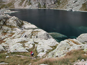 Al Lago Campelli Alto (2046 m) - foto Piero Gritti 7 sett 07