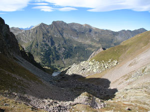 Dal Passo d'Aviasco...la Val dei Frati - foto Piero Gritti 7 sett 07