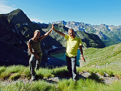 Un gran bel ‘divertente’ Pizzo di Cigola (2632 m) il 31 luglio 2014