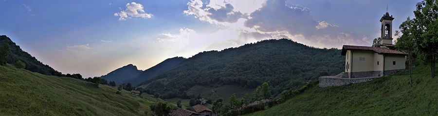 Tramonto alla Chiesetta di San Barbana di Salmezza