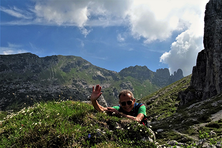 CORNA GRANDE (2089 m) ai Piani di Bobbio da Ceresola di Valtorta il 15 giugno 2018- FOTOGALLERY