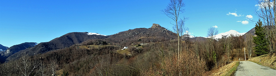 Corno Zuccone visto nei pressi della Chiesa di San Bartolomeo