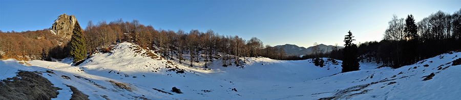 Vista del Corno Zuccone sul latoo roccioso di nord-ovest