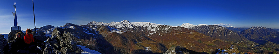 Dalla Madonna delle Cime in Corno Zuccone...panorama