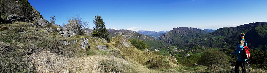 Vista sulla Val Taleggio