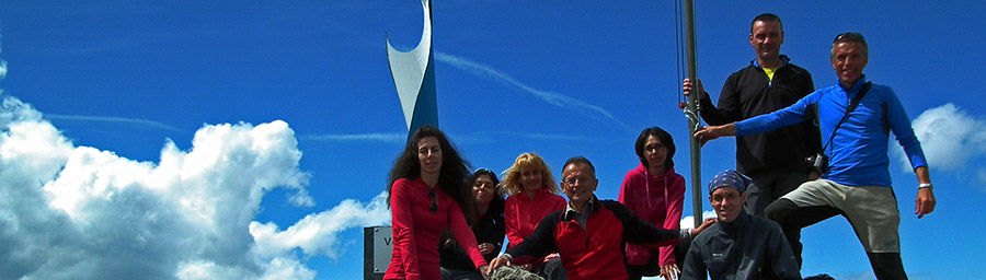 In vetta al Corno Zuccone (1458 m.)