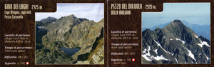 Giro dei Laghi Malgina, Celt, Passo Caronella (2725 m)