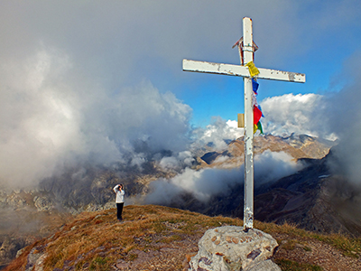 Pizzo Farno (2506 m) , salito ad anello dal Monte Aviasco (2408 m) il 18 ottobre 2014 - FOTOGALLERY