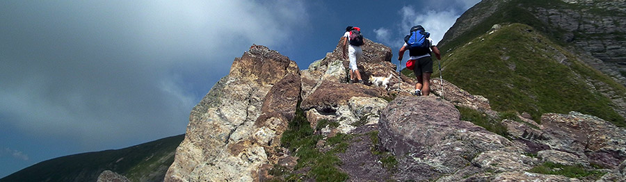 Passaggio su roccione