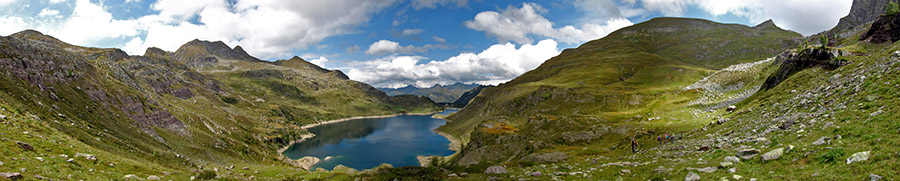 Panorama sui Laghi Gemelli
