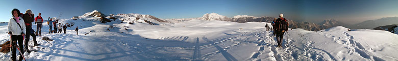 Amici orobici si incontrano al Rifugio Gherardi il 6 marzo 2011