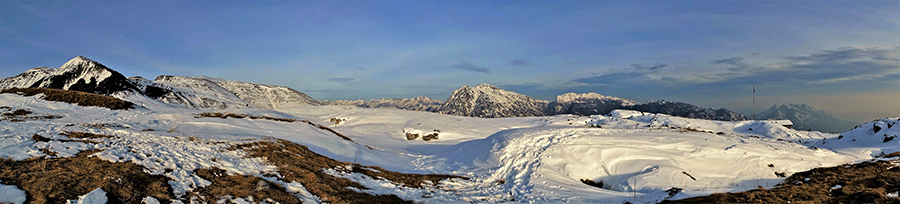 I Piani d'Alben innevati