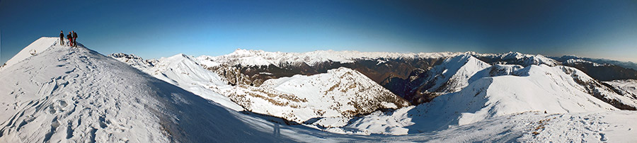 Salita invernale sul MONTE SODADURA (2010 m.) con giro ad anello il 12 dicembre 2012
