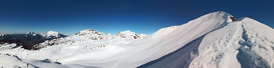 Invernale sul Monte Sodadura (2010 m) il 12 gennaio 2014