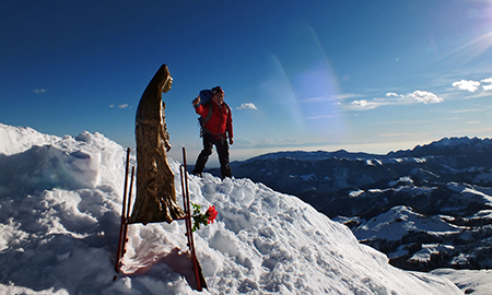 In solitaria invernale sul Sodadura da Avolasio-Piani d’Artavaggio il 1 febbraio 2015 - FOTOGALLERY