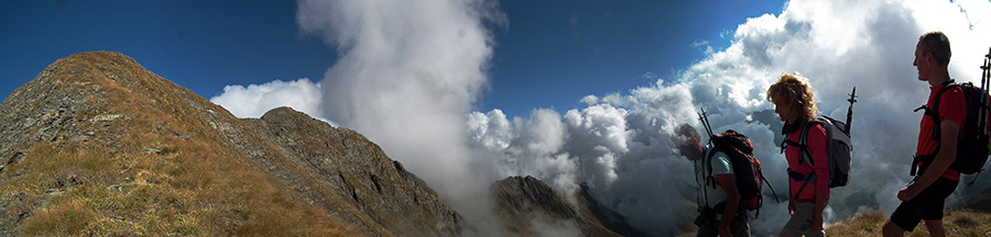 Quasi in vetta all'anticima del Monte Grabiasca (2670 m.)