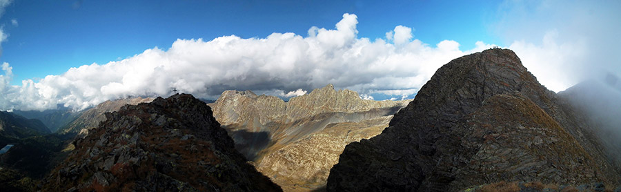 Anticima (2670 m.) e Cima Grabiasca (2705 m.)