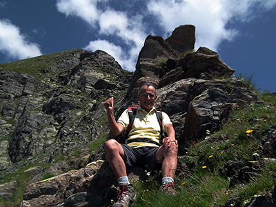 Camminata panoramica ad anello al PASSO DI GRABIASCA, sul MONTE RESEDA e per passi e laghi della conca del Calvi il 26 luglio 2012 - FOTOGALLERY