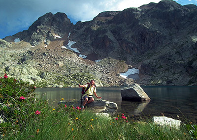 Camminata panoramica ad anello al PASSO DI GRABIASCA, sul MONTE RESEDA e per passi e laghi della conca del Calvi il 26 luglio 2012 - FOTOGALLERY