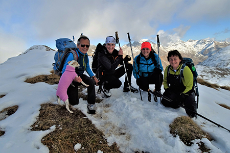 CIMA GREM (2049 m) con neve novembrina e al BIVACCO TELINI (1647 m) il 20 novembre 2017 - FOTOGALLERY