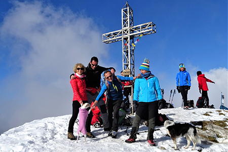 CIMA GREM (2049 m) con neve novembrina e al BIVACCO TELINI (1647 m) il 20 novembre 2017 - FOTOGALLERY