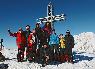 Bel ritorno in CIMA GREM (2049 m) innevata il 1 dicembre 2013  - FOTOGALLERY