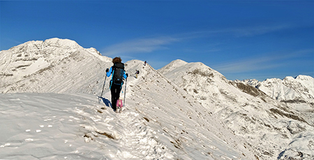 CIMA GREM (2049 m) con neve novembrina ad anello dal Colle di Zambla (Santella) il 28 novembre 2018 - FOTOGALLERY