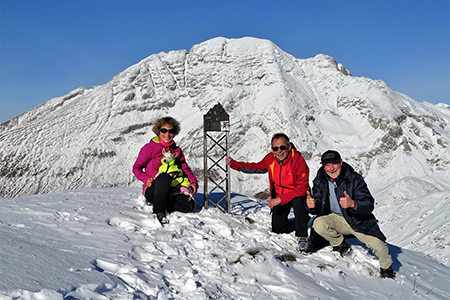 CIMA GREM (2049 m) con neve novembrina ad anello dal Colle di Zambla (Santella) il 28 novembre 2018 - FOTOGALLERY