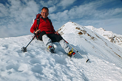 Ritorno invernale in CIMA GREM (2049 m.) e al BIVACCO TELLINI (1641 m.) il 9 gennaio 2013 - FOTOGALLERY