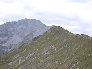 Cresta Cima Grem e il Pizzo Arera