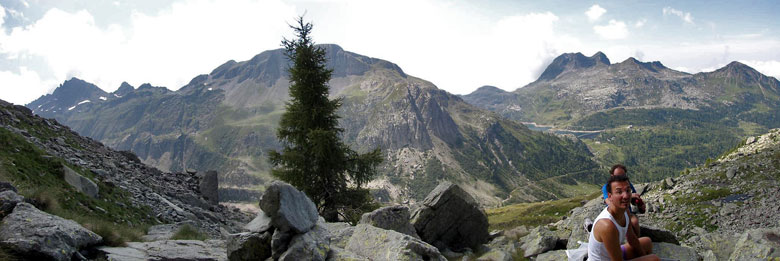 Alla base della Via Ferrata al Pizzo del Becco