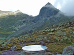 Piastra d'orientamento al Passo Laghi Gemelli