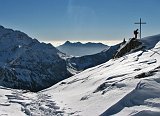 Salita da Baite a Passo di Mezzeno con neve