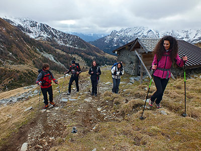 CIMA DI LEMMA (2348 m.) con giro ad anello dal Passo di Tartano al Passo di Lemma il 25 novembre 2012  - FOTOGALLERY